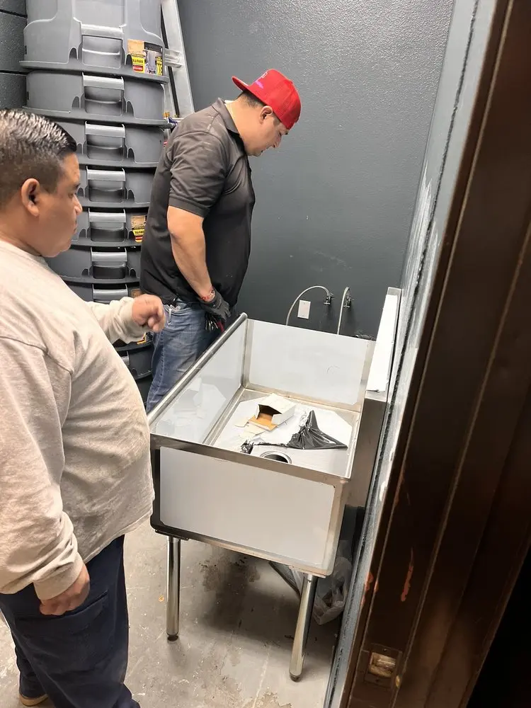 Commercial plumbing and sink installation in Key West